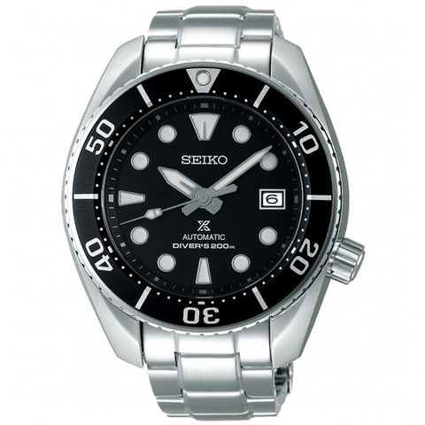 SEIKO 精工 Prospex 黑水鬼相撲廣告款潛水機械錶-黑/45mm 6R35-00A0D(SPB101J1)