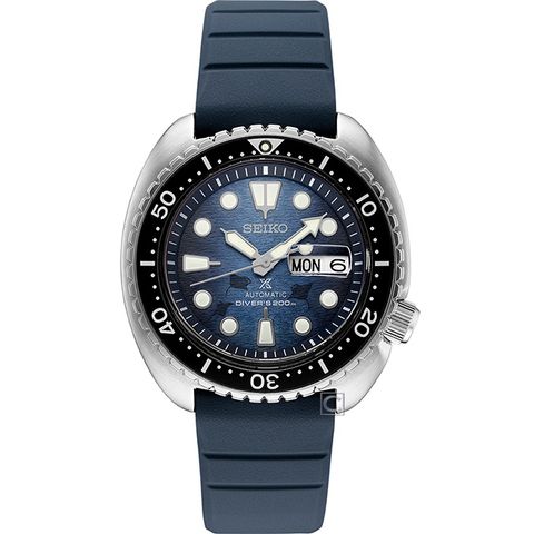 SEIKO 精工 PROSPEX 魔鬼魚海龜王200米潛水機械錶(4R36-06Z0H)SRPF77K1