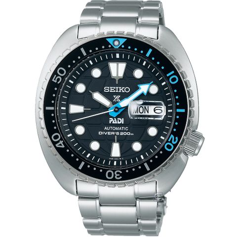 SEIKO 精工 Prospex PADI聯名款 海龜潛水200M機械錶(SRPG19K1)4R36-06Z0I-45mm