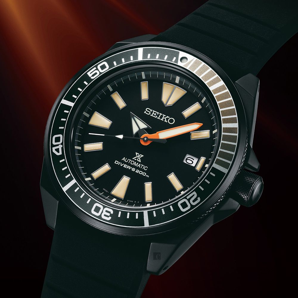 SEIKO 精工PROSPEX 夜潛武士限量潛水機械錶-43.8mm 4R35-04W0C