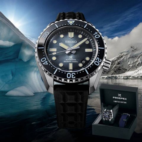 登錄享3年保固🔹送多項好禮SEIKO 精工 PROSPEX系列 愛海洋限量款 南極冰蓋漸層藍 潛水機械腕錶 禮物推薦 畢業禮物 (SLA055J1/8L35-01K0B)