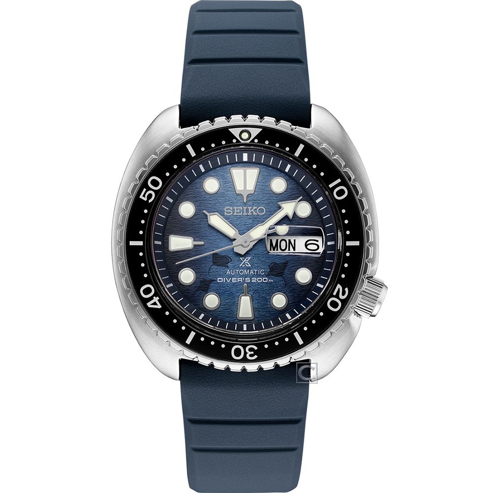 SEIKO 精工   PROSPEX 魔鬼魚海龜王200米潛水機械錶-4R36-06Z0H(SRPF77K1)