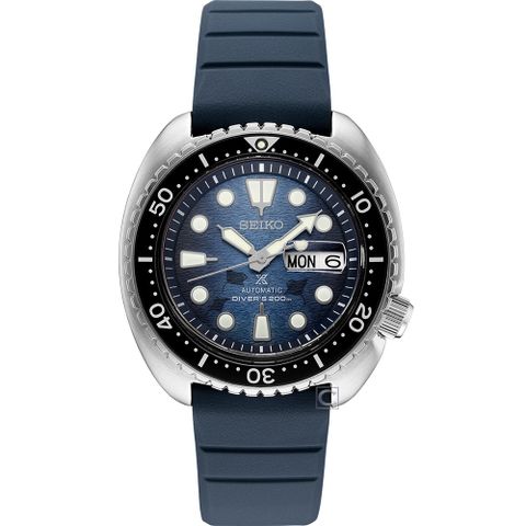 SEIKO 精工 PROSPEX 魔鬼魚海龜王200米潛水機械錶-4R36-06Z0H(SRPF77K1)