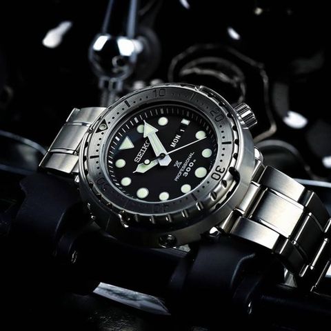 SEIKO PROSPEX 水晶鏡面300米潛水錶7C46-0AN0S/S23633J1