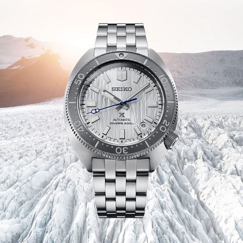 SEIKO PROSPEX 110週年限量白色冰川200米潛水機械錶(SPB333J1/6R35-02H0S)