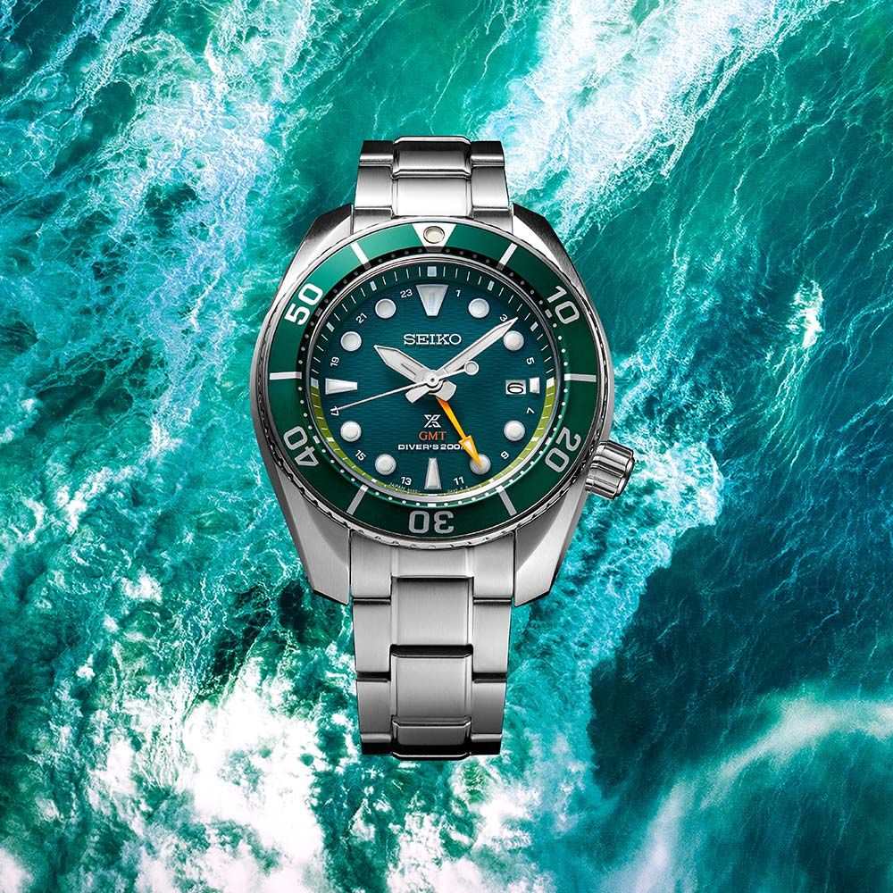 SEIKO 精工   PROSPEX SUMO 太陽能 GMT 200米防水潛水錶(5K65-0AA0G/SFK003J1)45mm