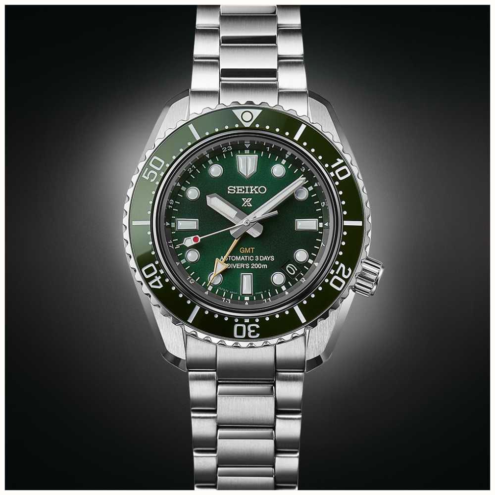 SEIKO 精工Prospex SPB381J1 三日鍊GMT 潛水陶瓷機械錶-42mm