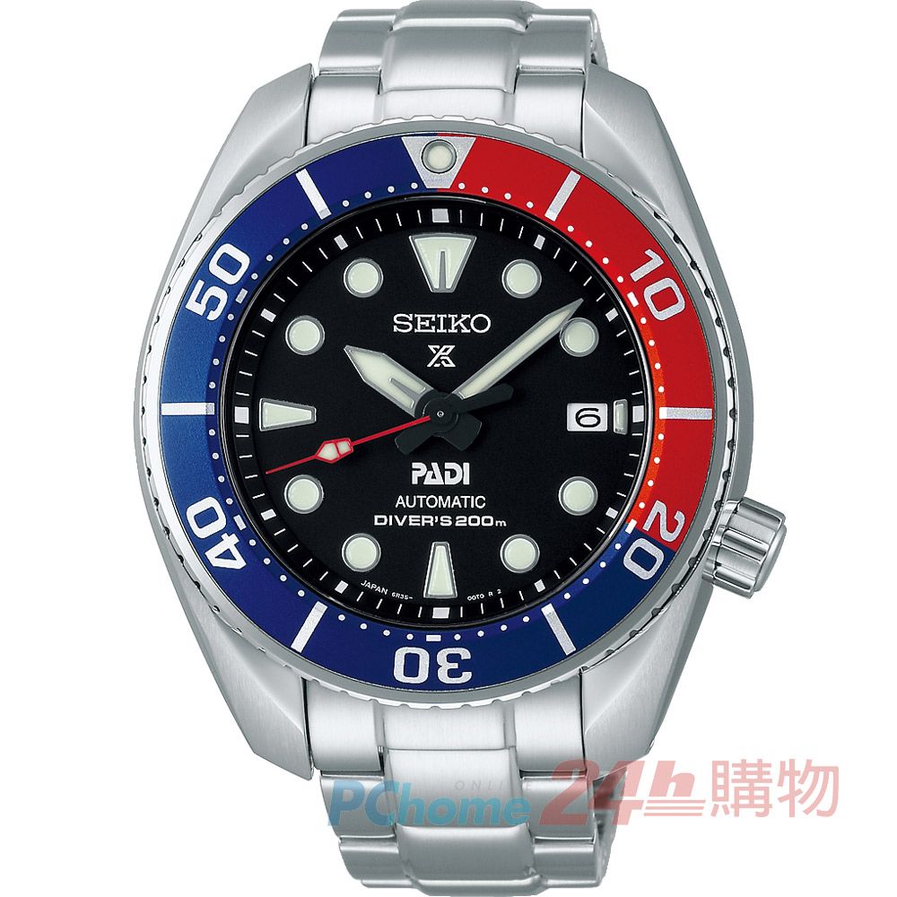 SEIKO 精工   Prospex PADI 可樂水鬼相撲潛水機械錶-SPB181J1/6R35-00R0R平行輸入