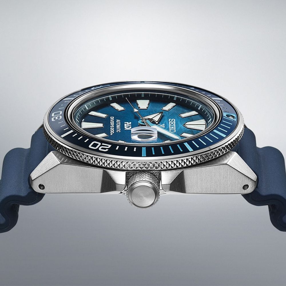 SEIKO 精工 PROSPEX PADI 武士 陶瓷錶圈200米潛水機械錶-藍43.8mm(SRPJ93K1/4R35-03W0F)_SK028