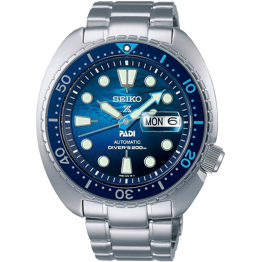 SEIKO 精工PROSPEX 海龜特別版200米潛水陶瓷機械錶/45mm (4R36-06Z0F 