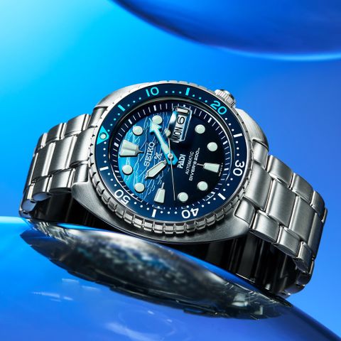 SEIKO 精工 PROSPEX 海龜特別版200米潛水陶瓷機械錶/45mm (4R36-06Z0F/SRPK01K1)