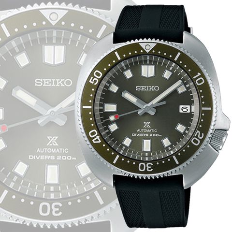 SEIKO 精工 PROSPEX DIVER SCUBA 復刻 200米潛水機械錶-綠42.6mm (SPB153J1/6R35-00T0G)_SK028