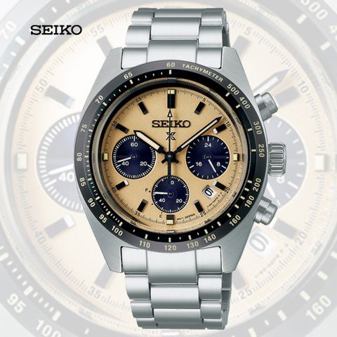 SEIKO 精工 Prospex SPEEDTIMER太陽能計時腕錶-棕39mm(SSC817P1/V192-0AF0Y 防水100米)_SK028