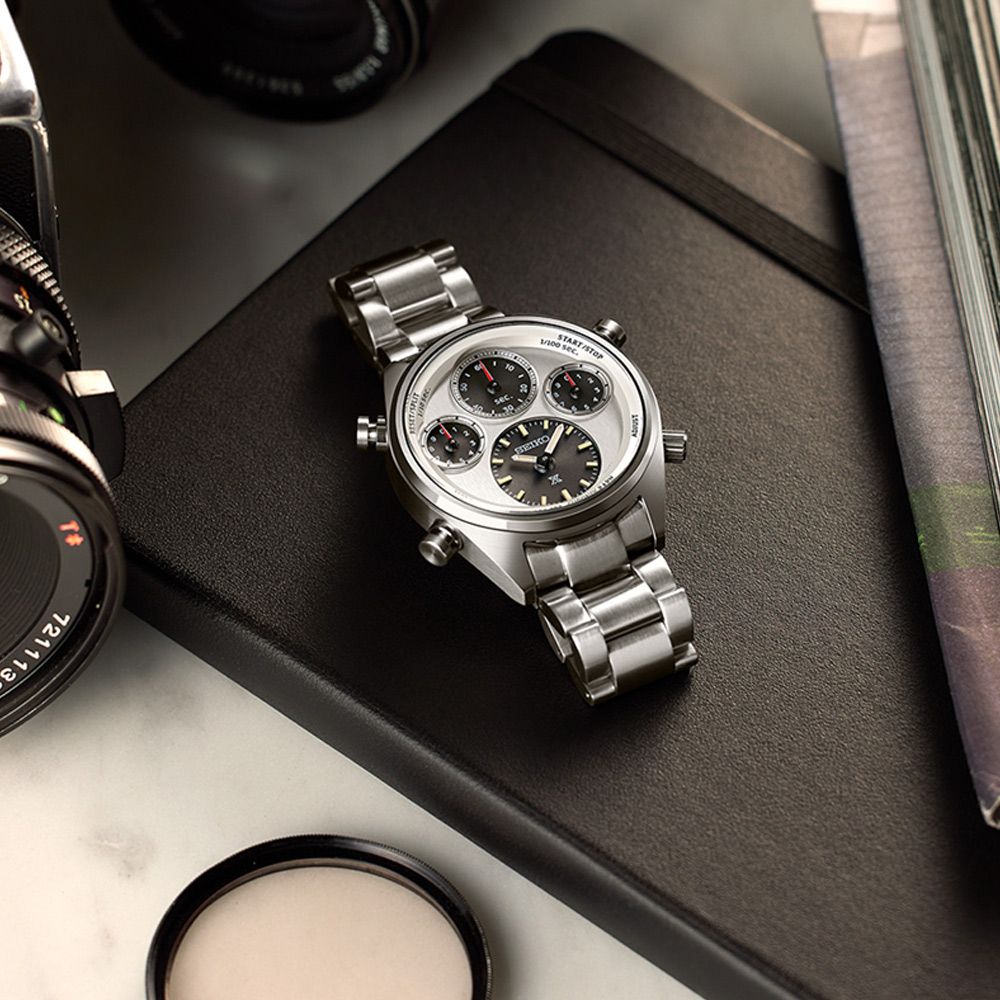 SEIKO 精工   Prospex SPEEDTIMER 110週年限量 1/100秒太陽能計時手錶-SFJ009P1/8A50-00D0S