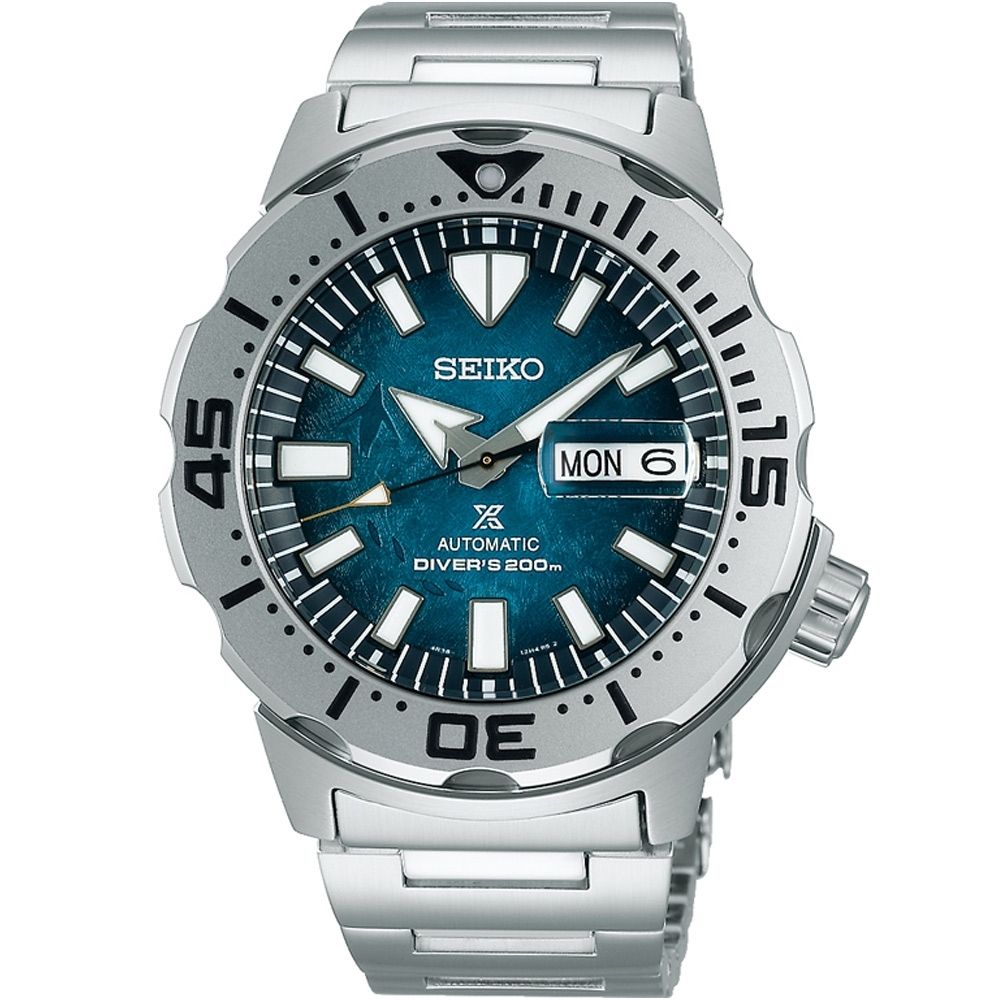 SEIKO 精工 享指定專櫃售後服務  Prospex 愛海洋企鵝漫步 00米潛水機械錶4R36-11C0G