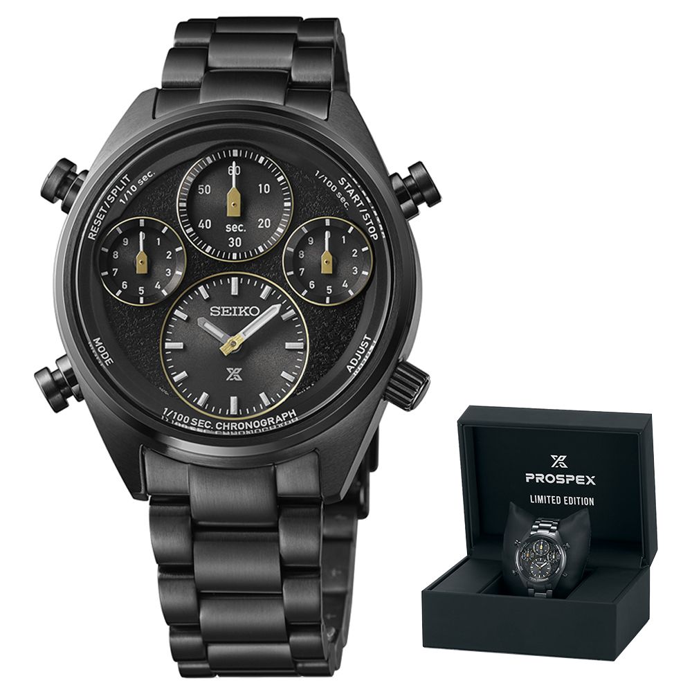 SEIKO 精工 PROSPEX 限量 太陽能 計時腕錶 母親節 禮物 推薦 (8A50-00B0SD/SFJ007P1)