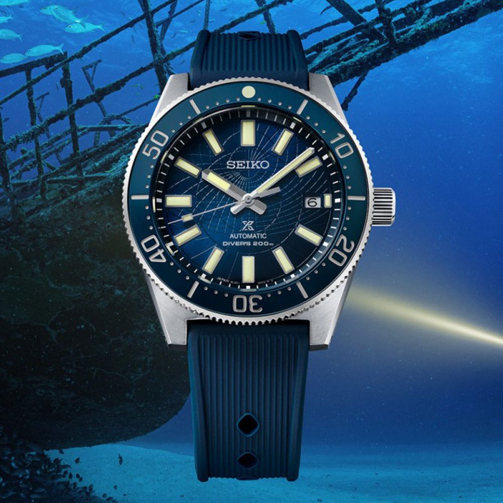SEIKO 精工   PROSPEX 愛海洋系列 水中考古200米潛水機械腕錶(8L35-01R0B/SLA065J1)41.3mm