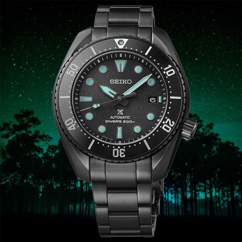 SEIKO 精工 PROSPEX 黑潮 夜視鏡 機械腕錶 雙11 特惠 (6R35-03A0SD/SPB433J1)