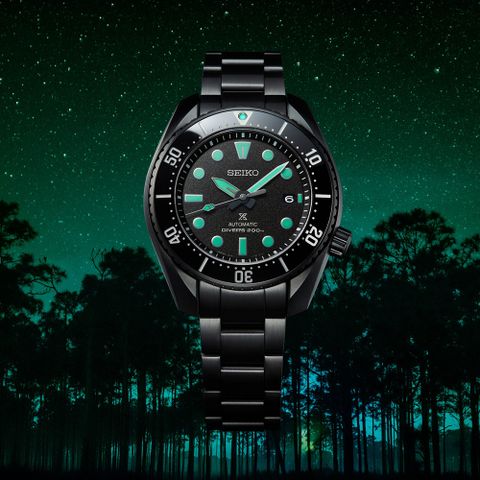 官方LINE登錄3年保固，贈多重好禮SEIKO 精工 PROSPEX 夜視鏡系列200米潛水機械錶/45mm (4R36-06Z0SD/SRPK43K1)SK003