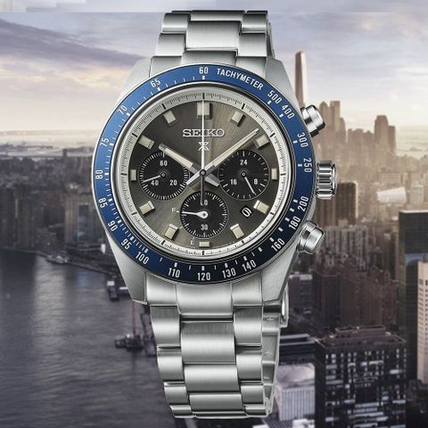 SEIKO 精工 PROSPEX SpeedTimer太陽能計時腕錶-藍 SSC939P1/V192-0AH0Z