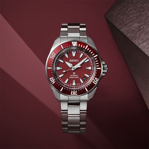 SEIKO 精工 Prospex 經典潛水機械錶-41.7mm紅 SRPL11K1/4R35-06K0R_SK040