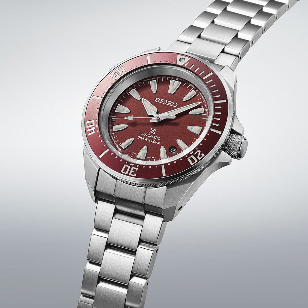 SEIKO 精工   Prospex 經典潛水機械錶-41.7mm紅 SRPL11K1/4R35-06K0R_SK040