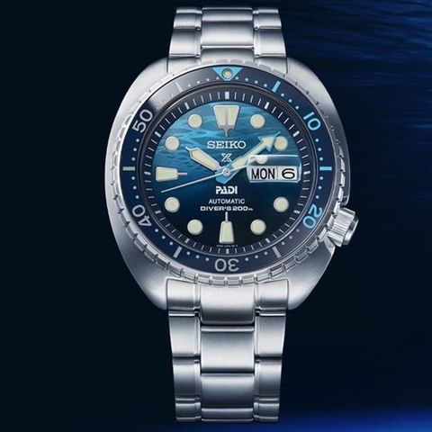 SEIKO 精工 PROSPEX系列 PADI 特別版 海龜 潛水機械腕錶-45mm 4R36-06Z0F/SRPK01K1_SK040