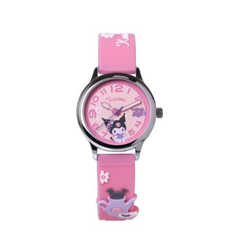 【HELLO KITTY】酷洛米系列 俏皮可愛 立體圖案手錶 粉色 KT081LWPP_30mm