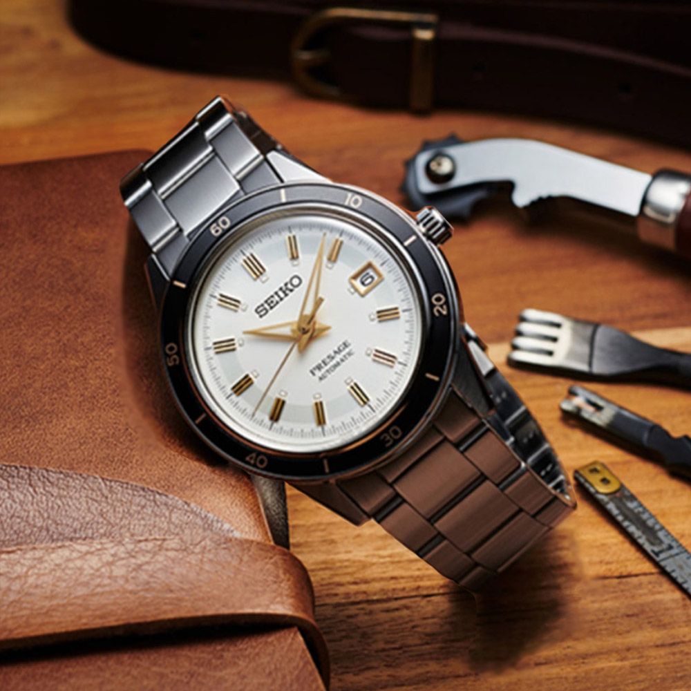 SEIKO 精工 PRESAGE Style60’s 機械腕錶 618 年中慶 禮物 (SRPG03J1/4R35-05A0S)
