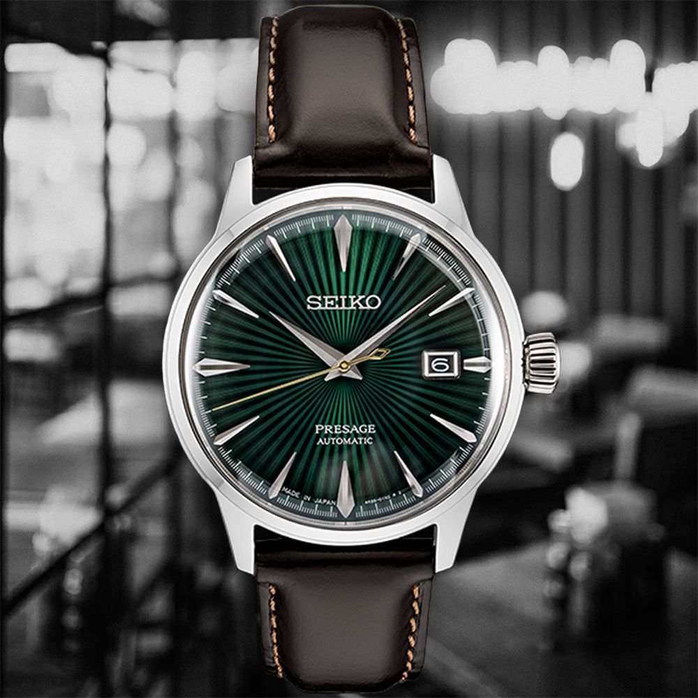 SEIKO 精工 PRESAGE 調酒師 機械腕錶 618 年中慶 禮物 (SRPD37J1/4R35-01T0M)
