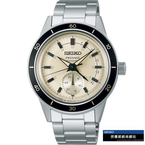 SEIKO 精工 Presage Style 60S 復古動力儲存顯示機械錶-(4R57-00T0S/SSA447J)