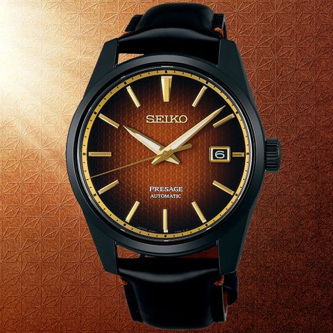 SEIKO 精工 PRESAGE 新銳系列 歌舞伎限量款 機械腕錶 (SPB331J1/6R35-02B0R)