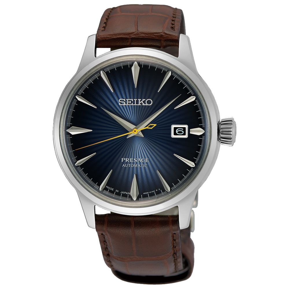 SEIKO 精工 Presage 調酒師系列機械錶-40.5mm SRPK15J1 4R35-01T0U 雙11優惠價