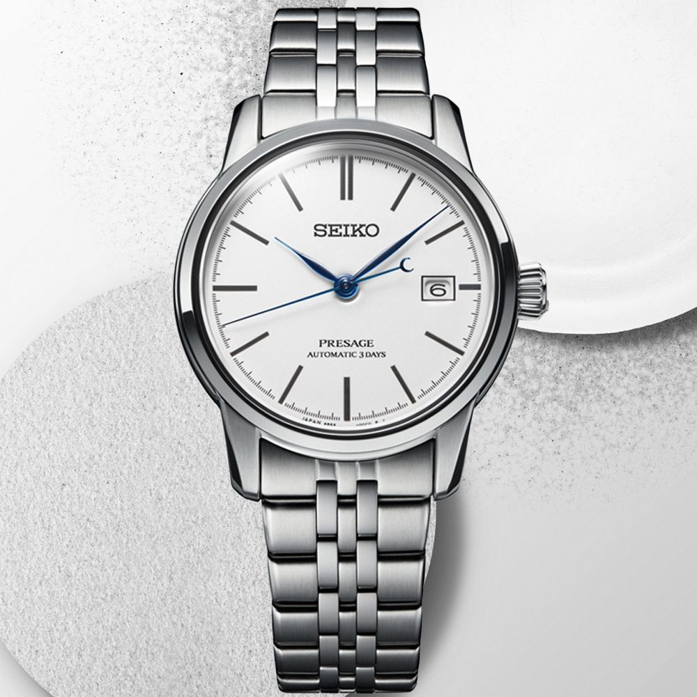 SEIKO 精工 PRESAGE 職人工藝 琺瑯機械腕錶 618 年中慶 禮物 (SPB403J1/6R55-00D0S)