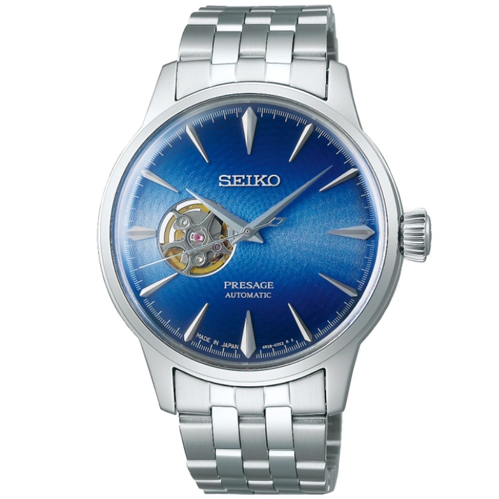 SEIKO 精工 享指定專櫃售後服務 PRESAGE 紳士品味機械腕錶(4R38-01N0U/SSA439J1)-40.5mm