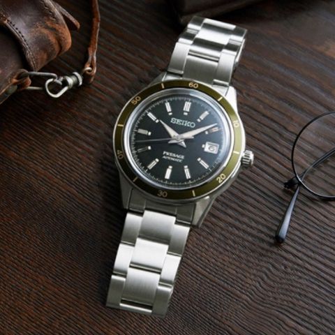 SEIKO 精工 PRESAGE Style 60s 機械腕錶 母親節 禮物 推薦 (4R35-05A0G/SRPG07J1)