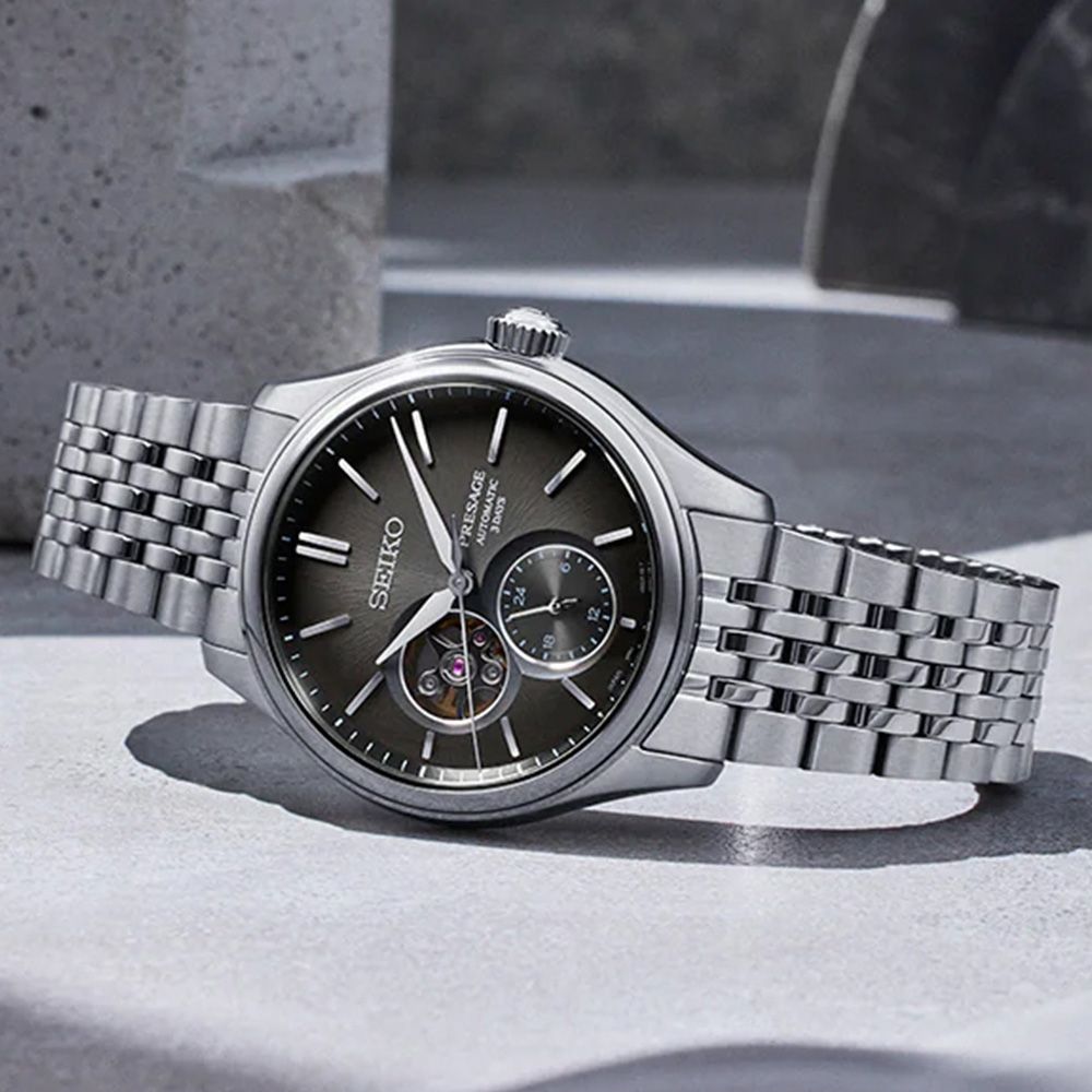 SEIKO 精工 PRESAGE 工藝 開芯機械腕錶 618 年中慶 禮物 (6R5J-00C0D/SPB471J1)