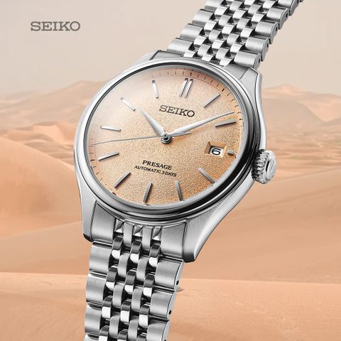 SEIKO 精工 Presage經典系列 職人美學機械錶-粉40.2mm_SK028 SPB467J1/6R55-00H0P