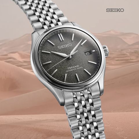 SEIKO 精工 Presage經典系列 職人美學機械錶-灰40.2mm_SK028 SPB465J1/6R55-00H0D