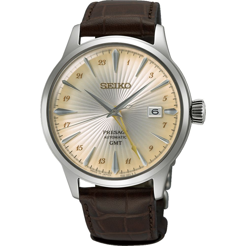 SEIKO 精工 Presage 調酒師 GMT機械錶-40.5mm SSK041J1 4R34-00J0J