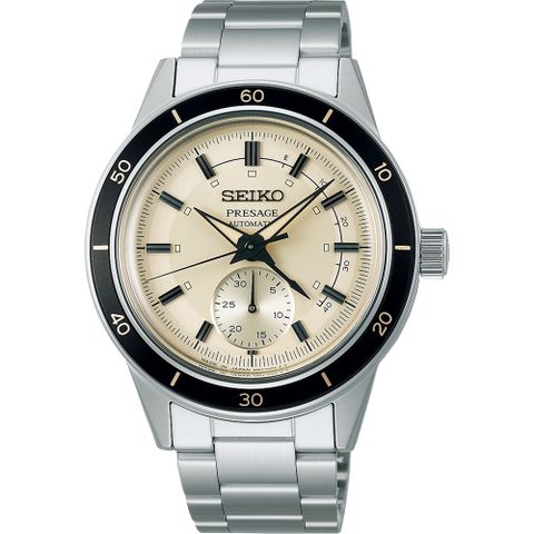 SEIKO 精工 Presage Style 復古動力儲存顯示機械腕錶-41mm 4R57-00T0S/SSA447J_SK040