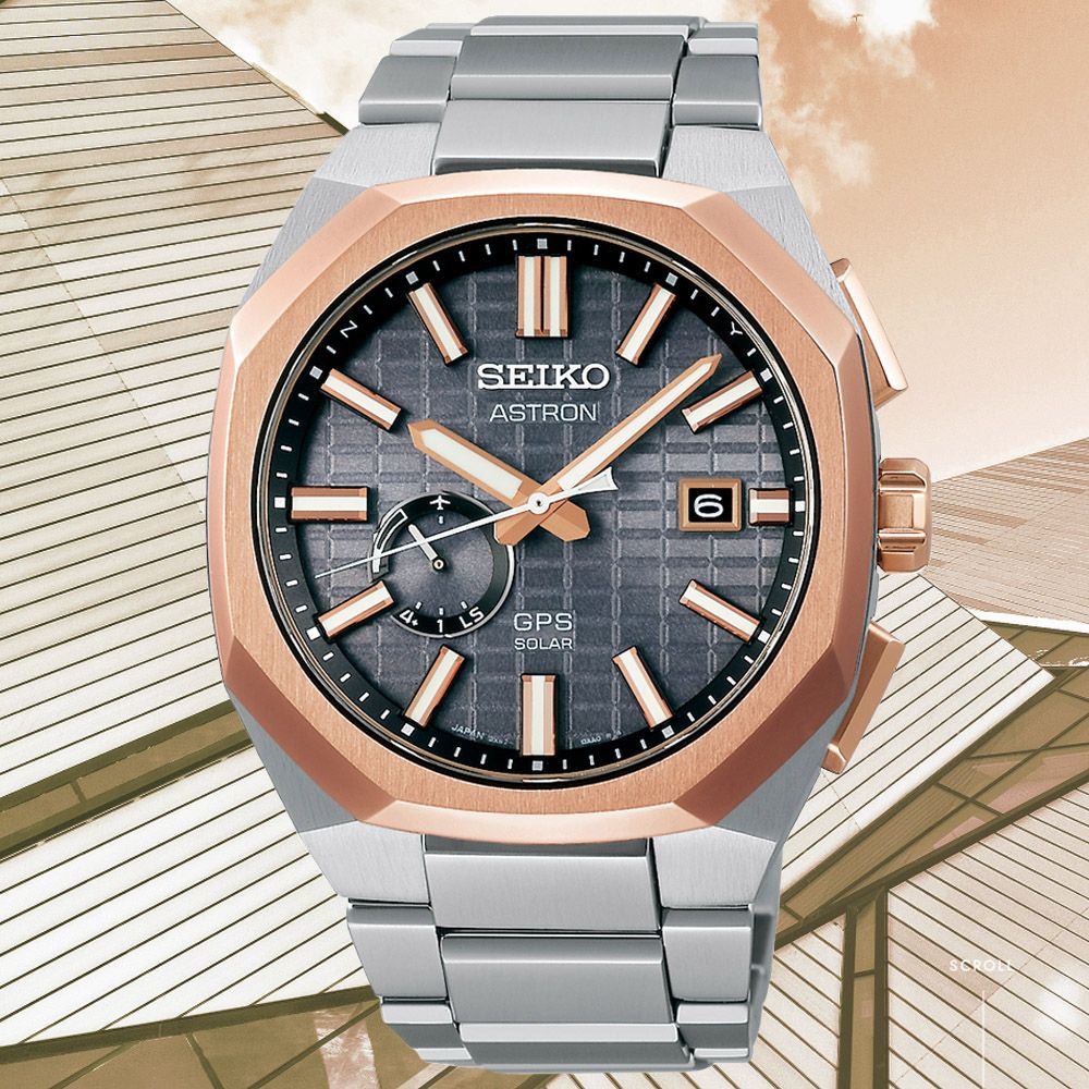 SEIKO 精工 Astron GPS 太陽能腕錶 禮物推薦 送禮首選 (3X62-0AA0K/SSJ014J1)