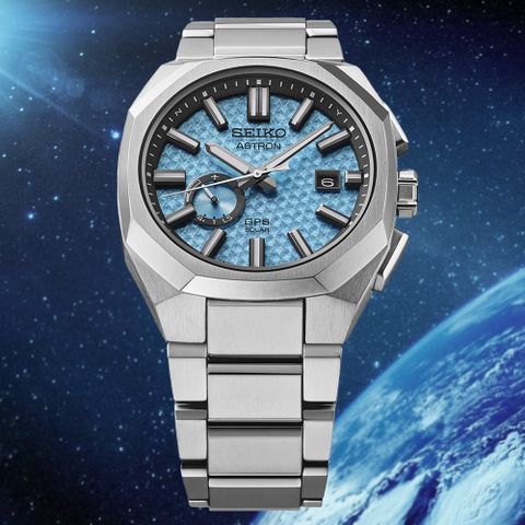 SEIKO 精工 Astron 鈦金屬 GPS衛星對時 多邊形太陽能腕錶_SK028 SSJ027J1/3X62-0AF0B