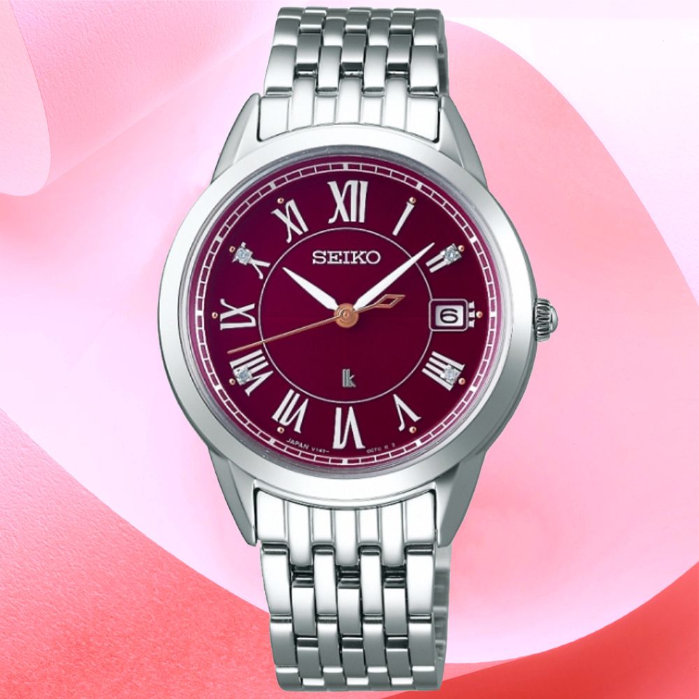 SEIKO 精工 Lukia 太陽能真鑽腕錶 618 年中慶 禮物 (SUT393J1/V147-0CR0R)
