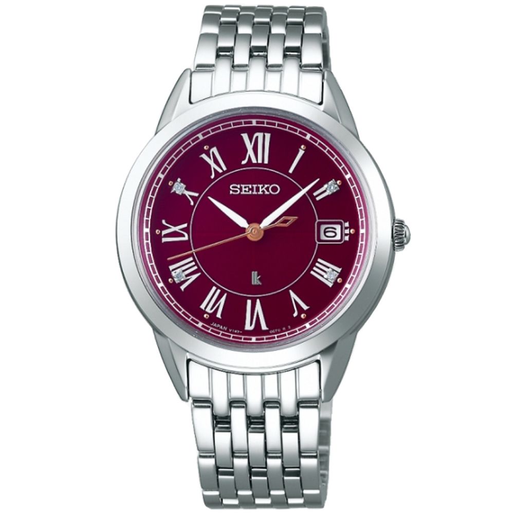 SEIKO 精工 Lukia 太陽能真鑽腕錶 618 年中慶 禮物 (SUT393J1/V147-0CR0R)