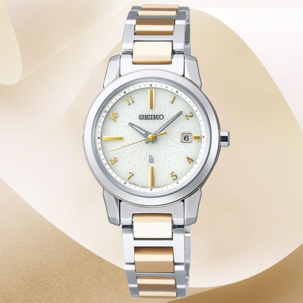 SEIKO 精工 Lukia 太陽能 電波腕錶 618 年中慶 禮物 (SSQV082J/1B35-0AN0KS)