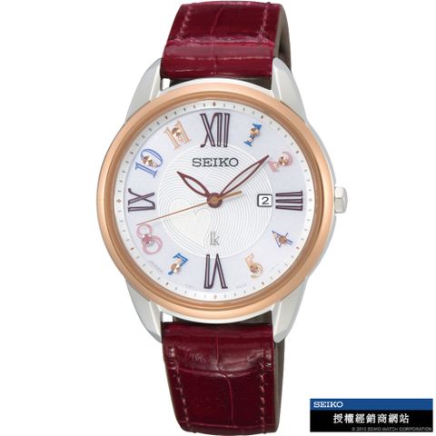 SEIKO 精工 LUKIA 太陽能限量腕錶-V137-0DC0J/SUT370J1