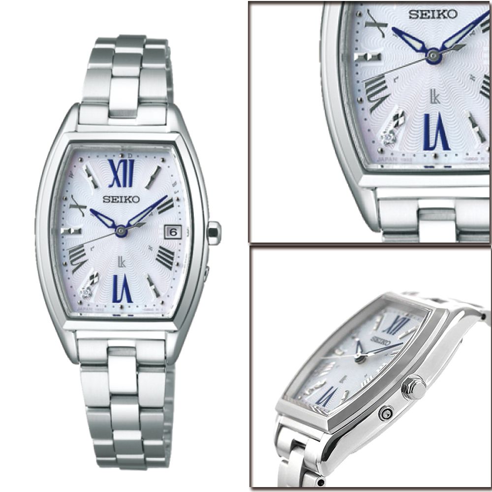 SEIKO 精工   LUKIA 太陽能 慾望巴黎電波腕錶(1B32-0AA0W) SSVW165J