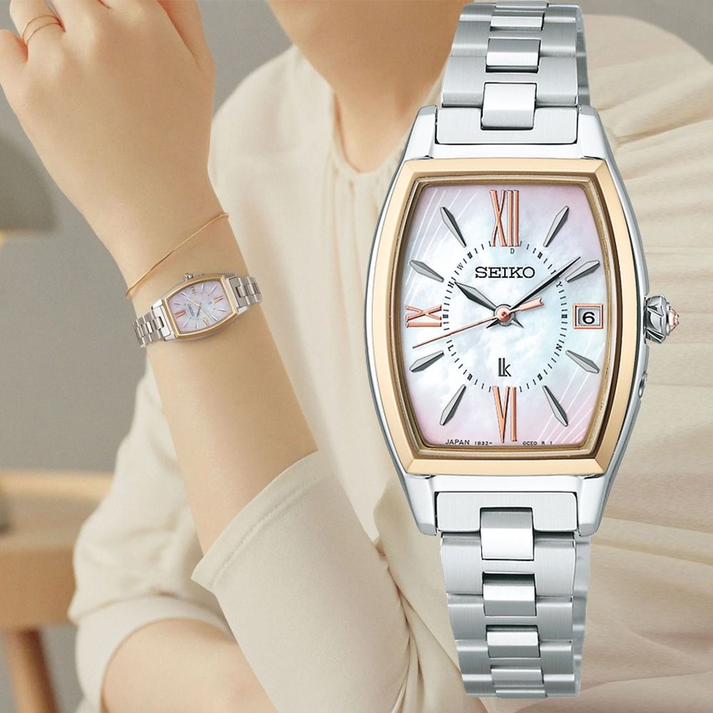 SEIKO 精工 Lukia 太陽能 電波腕錶 618 年中慶 禮物 (SSQW076J/1B32-0AX0K)