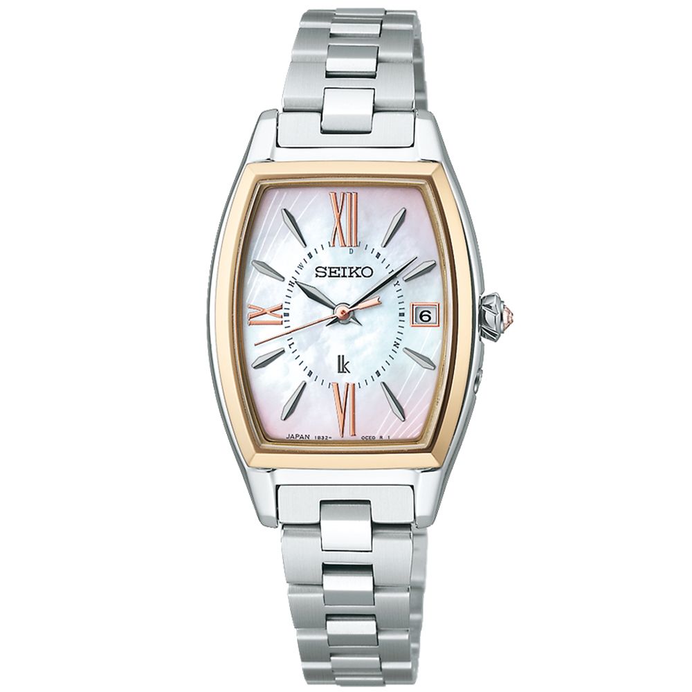 SEIKO 精工 Lukia 太陽能 電波腕錶 618 年中慶 禮物 (SSQW076J/1B32-0AX0K)